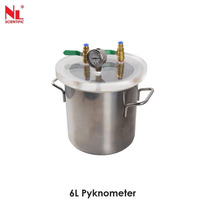 Pyknometer 5 Liter Vacuum Pyknometer - NL SCIENTIFIC MANUFACTURING SDN BHD