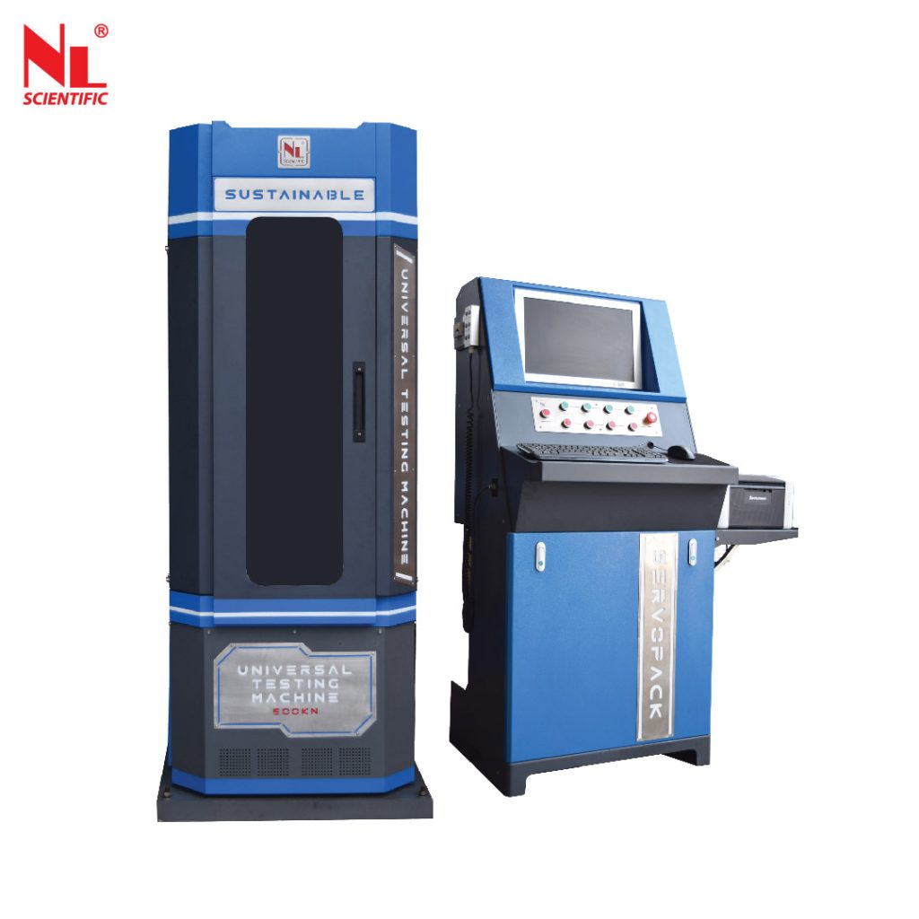 Electro-Hydraulic Servo Control Universal Testing Machine 600kN - NL ...